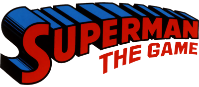 Superman: The Game logo for ZX Spectrum